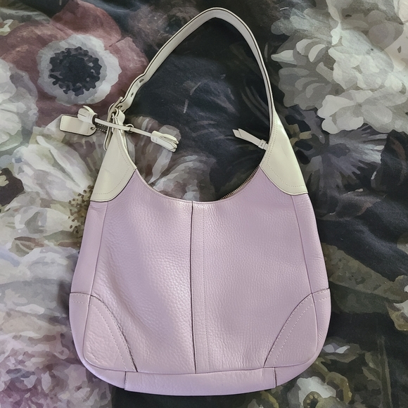 Light Purple Coach Hobo Shoulder Bag - Picture 4 of 4